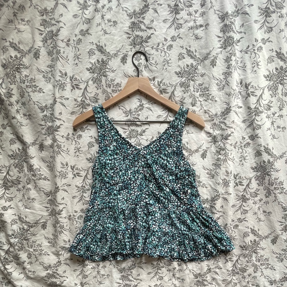 LOFT Ruffle Tiered Tank - Picture 6 of 7